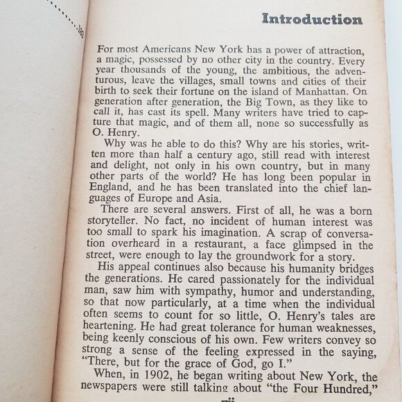 Vintage O. Henry's New York by J. Donald Adams GUC - Picture 5 of 10